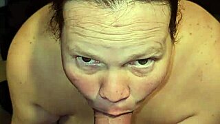 big tits milf gets pissed in her mouth