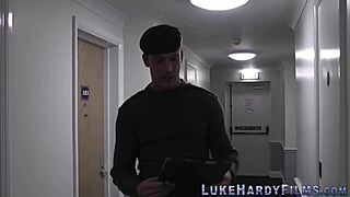 Tattooed Brit Rides Hard Cock in Wild Action