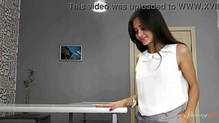 Wanna join my wet pussy drilling sesh with lil Latina Sima in the kitchen?