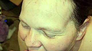 big tits milf gets pissed in her mouth