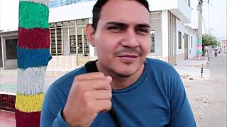 Strange Thief Surprises Latina with Big Tits in Spanish Video