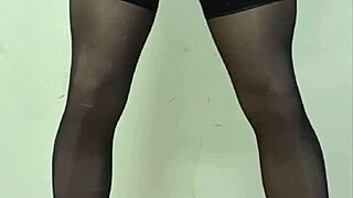 what's hotter than a tgirl with a big cock cumming in pantyhose? check this legging compilation!