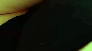 Pregnant woman craves her huge natural tits sucked