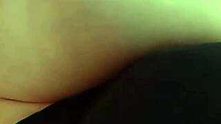 Pregnant woman craves her huge natural tits sucked