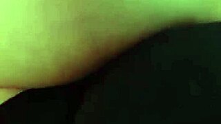 Pregnant woman craves her huge natural tits sucked