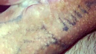 look at my dick's piercing holes while i masturbate