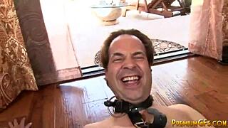 dominatrix babe diamond kitty tugs on cock after face sitting in lingerie