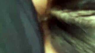 licking brunette pussy in forest until orgasm and cum 😍