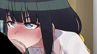 Mizumizuni's hentai compilation features blowjobs on monster cocks.