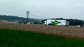 Little teen girl hints at cum on her face in public gangbang