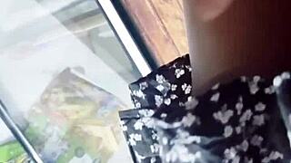 Upskirt Spying In The Store