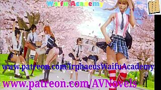 Exploring Academy 152 In Anime Game World With Hentai Elements