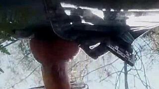 real outdoor deepthroat blowjob behind the scenes