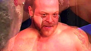 Shes soon doing a dp and getting streams of cum shot onto her lips