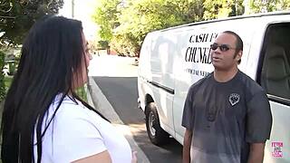 Reyna cruz gets deepthroat and missionary fucking