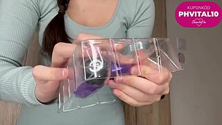 i'm a hungarian babe showin off my big tits and narrow ass with a pink toy