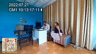 office boss dominates secretary with pussy and mouth banging in wild compilation