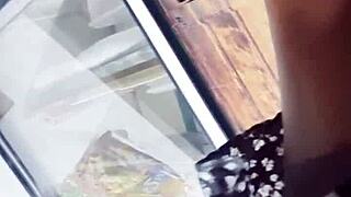 Upskirt Spying In The Store