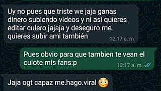 Latina Milf Friend Records Homemade Video For Little Money