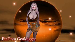 extreme addiction game with big tits slave under mistress control