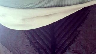 Elza Kom's Nylon Tights Fetish Drives HUGE ASS Worship CRAZY