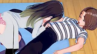 hentai anime blowjob gets lewd and intense