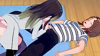 hentai anime blowjob gets lewd and intense