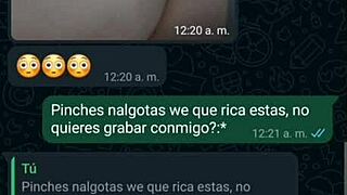 Latina Milf Friend Records Homemade Video For Little Money