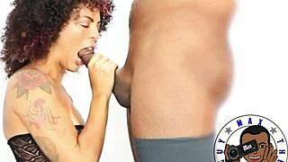 S4e7 big booty petite latina mila sucks and fucks then swallows.