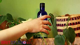 dildo slams deep in wild woods fetish play with college amateurs