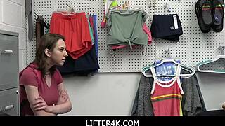 Lifter4k - Tristan Summers Fucks Officer Giovanni Francesco Hard In Office