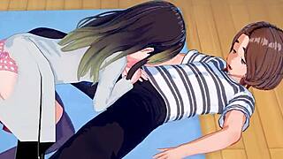 hentai anime blowjob gets lewd and intense