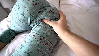 Step bro cums inside step sister's tight pussy