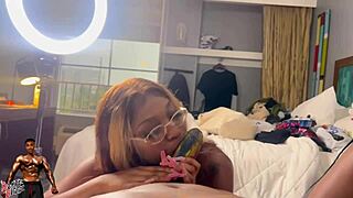 Me and my friend watch our slutty baddies in a dick sucking contest with their boyfriends judging, it's so intense