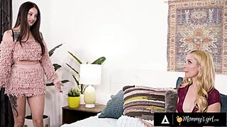 Maddy May Learns Masturbation from Stepmom in Intimate Lesson