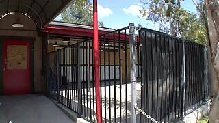 Taking that massive python deep in her tight hole!