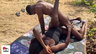 stranger asks for public beach sex and gets tight pussy pounding