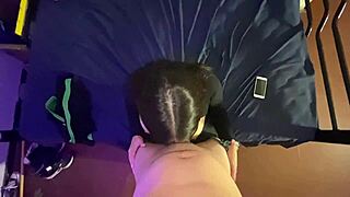 Young Argentinian Student Bounces on Cock