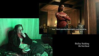 naked alan wake 2 playthrough with tattooed big tits part 2