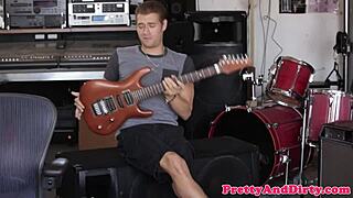 Busty babe mounts cock post-blowjob