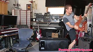 Busty babe mounts cock post-blowjob