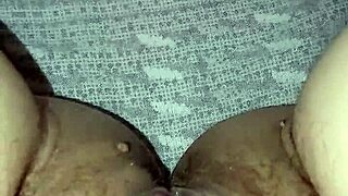 Hey, check out this sensual milf with hairy pussy open 😏