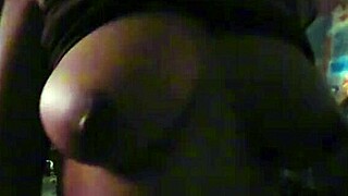 big natural tits latina rides cowgirl while moaning quietly to avoid neighbors hearing her single mom fucking