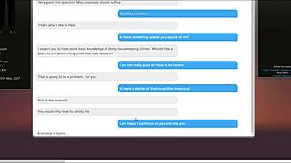 Horny Anastasia dominates her sub in uncensored session