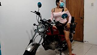 my stepdaughter sends sexy video with gift from room, submissive latina curvy big ass