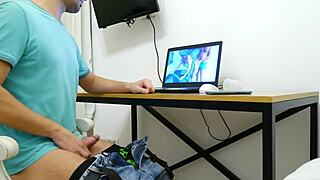 the nurse aids patient with intimate hospital exam