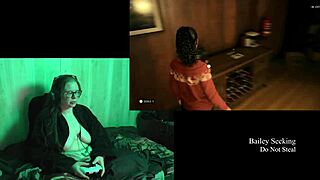 naked alan wake 2 playthrough with tattooed big tits part 2