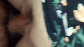 Couple Enjoys Intimate Moment In Swing