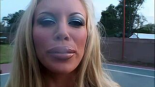 Fucking Slutty Blonde Bridgette Kerkove in Heels and Anal Action