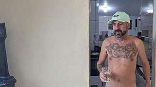 My half-sister is studying without panties! So taboo!